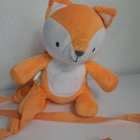 Goldbug On the Go Plush Fox Backpack Leash Toddler Safety Harness - Picture 2 of 6